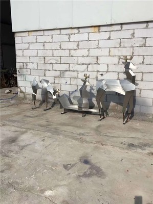 抽象不銹鋼雕塑-城市廣場房地產雕塑-不銹鋼雕塑